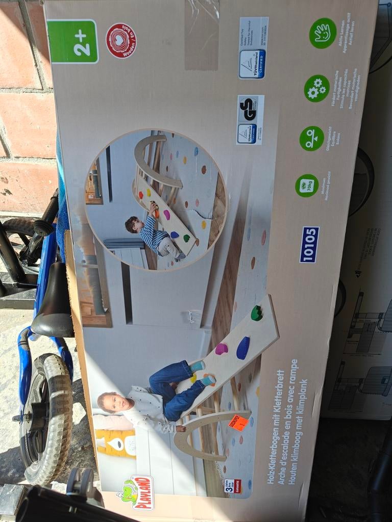 Houten klimboog met klimplank (NIEUW), Kinderen en Baby's, Ophalen of Verzenden