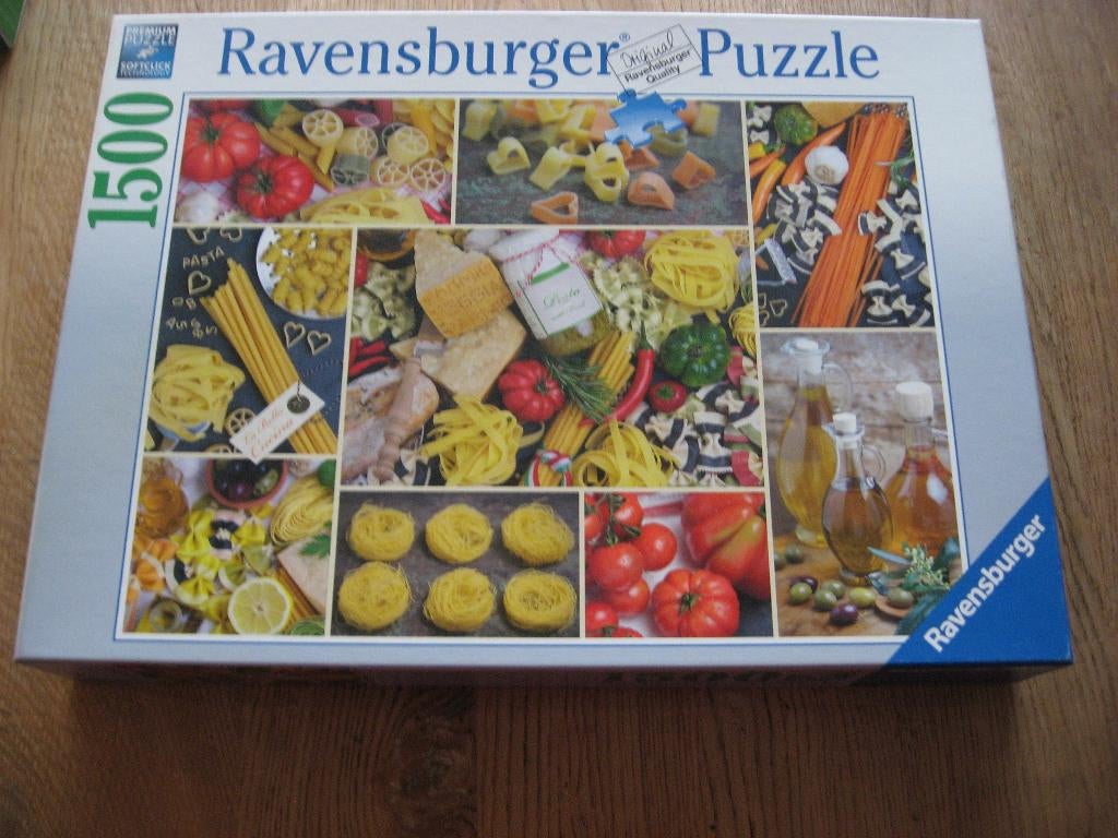 Ravensburger 1500 st Puzzel Tijd voor pasta !, Hobby & Loisirs créatifs, Sport cérébral & Puzzles, Enlèvement ou Envoi, 500 à 1500 pièces