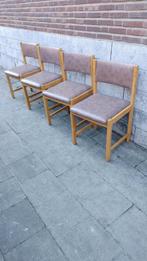 Vintage brutalist teakhout stoelen, Enlèvement