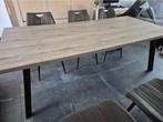 eettafel 230 x 100, Huis en Inrichting, Tafels | Eettafels, Ophalen, Gebruikt, 200 cm of meer, 50 tot 100 cm