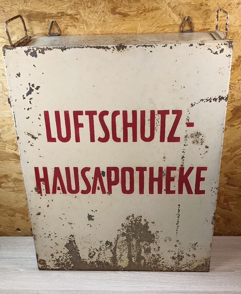 Armoire métallique Allemande Luftschutz Hausapotheke ww2, Envoi, Armée de terre, Autres types