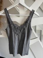 Top hollister gris à lacets taille M, Hollister, Enlèvement ou Envoi, Taille 38/40 (M)