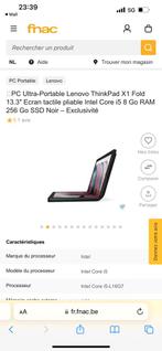 Lenovo thinkPad X1 (pc pliable), Informatique & Logiciels, Enlèvement, Comme neuf