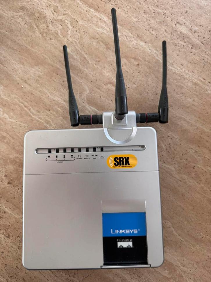 Cisco Linksys WRT54GX v2 wifi router, Informatique & Logiciels, Routeurs & Modems, Comme neuf, Enlèvement ou Envoi