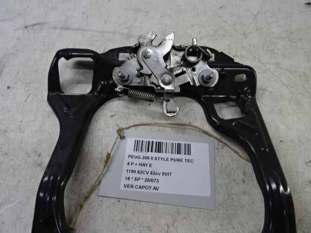 SERRURE CAPOT Peugeot 208 I (CA / CC / CK / CL), Utilisé, Peugeot