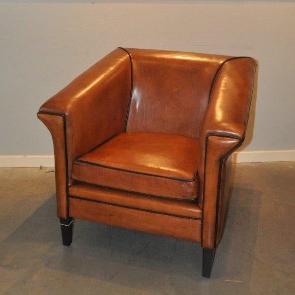 Nieuwe schapenleren clubfauteuils te koop, Antiek en Kunst, Ophalen