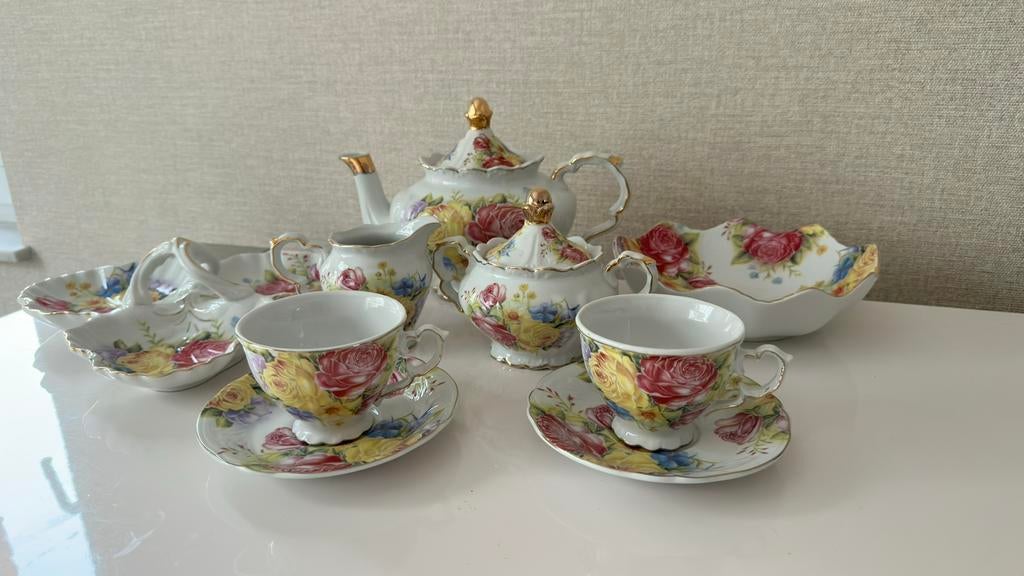 Theeservies, Ophalen