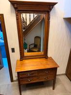 Halkast met spiegel, Ophalen