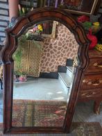 Magnifique miroir taillé en acajou massif anno 60/70, Enlèvement ou Envoi, Rectangulaire