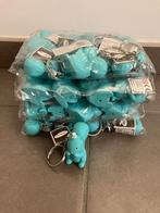 12 sleutelhangers groot eekhoorn lichtblauw, Enlèvement ou Envoi, Neuf