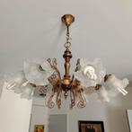 Luster met 8 armen., Ophalen, Gebruikt, Glas