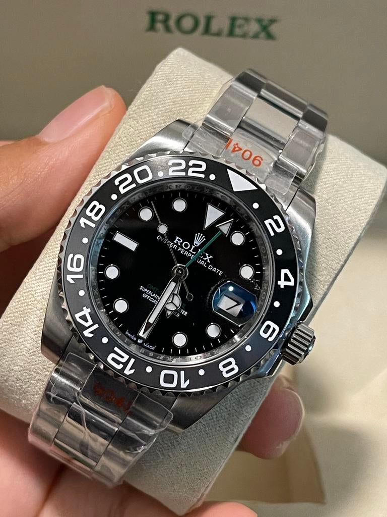 Bruce wayne Rolex NEW GMT master 40mm, Handtassen en Accessoires, Horloges | Heren, Nieuw, Polshorloge, Rolex, Staal, Staal, Ophalen