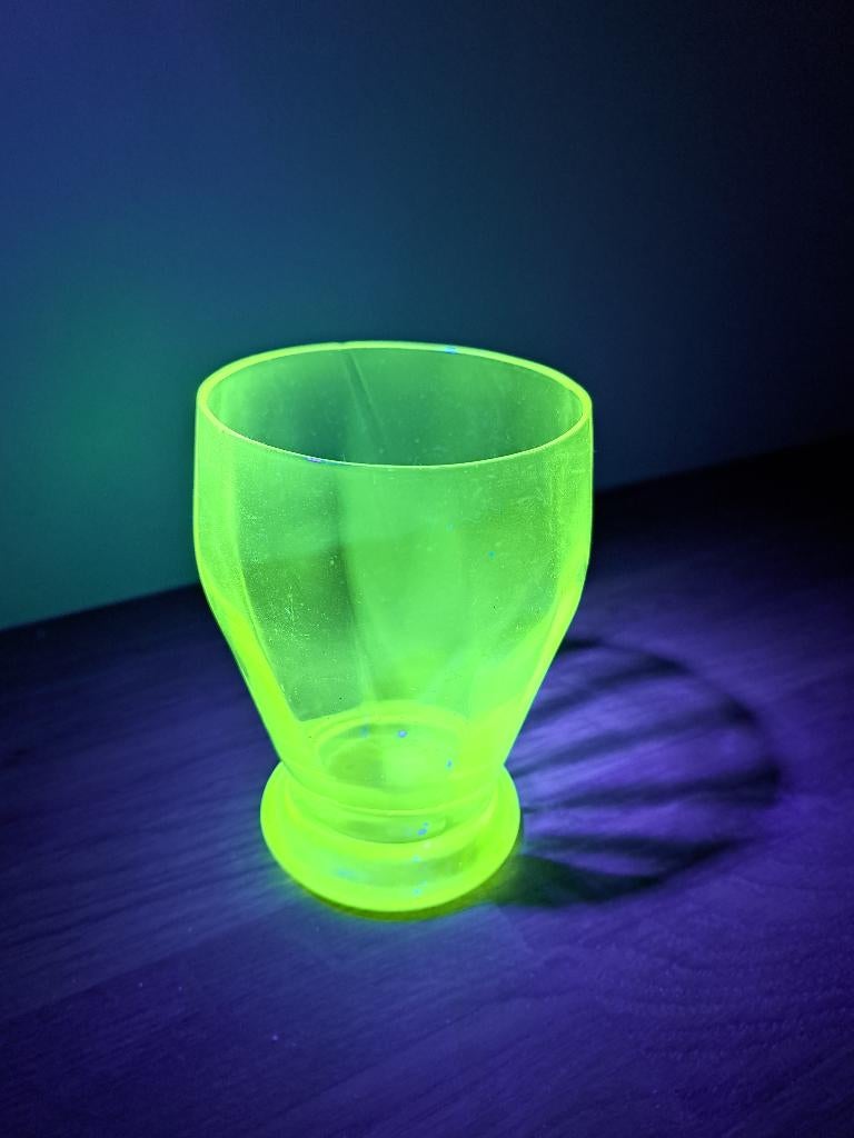 Verre en ouraline, Antiquités & Art, Enlèvement ou Envoi