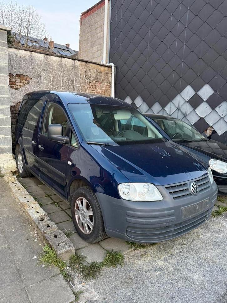Caddy 1.9 tdi, Autos, Camionnettes & Utilitaires, Particulier, Blanc, Enlèvement