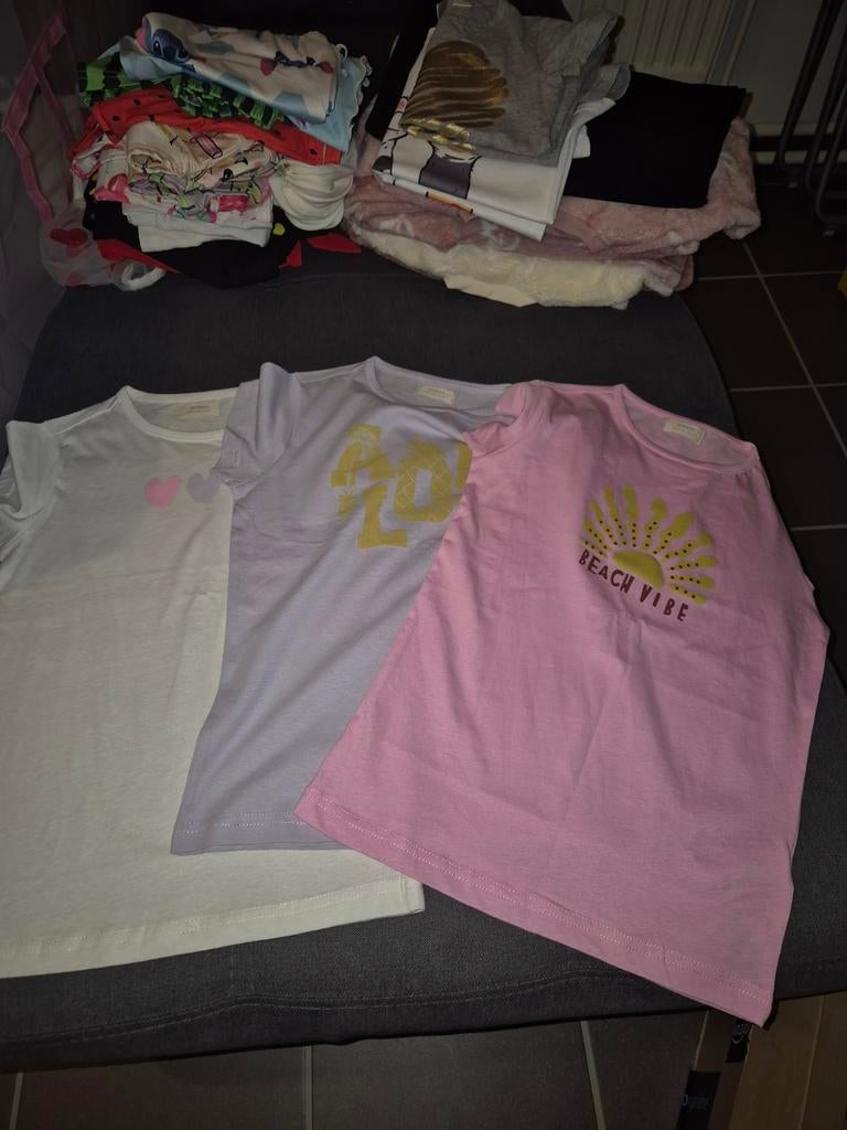 Lots t shirt fille 10 ans neuf, Enlèvement