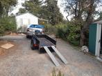 trailer met twee oprijplaten, goede staat, Auto diversen, Aanhangers en Bagagewagens, Ophalen, Gebruikt