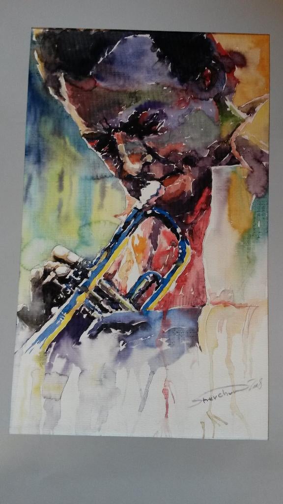 3 GICLEE'S on watercolour paper, Ophalen