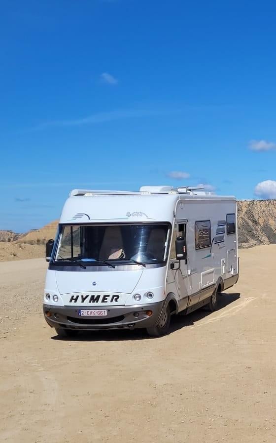 HYMER PAR 644, Caravanes & Camping, Camping-cars, Jusqu'à 4, 6 à 7 mètres, Fiat, Réfrigérateur