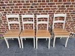 4 eiken stoelen, Huis en Inrichting, Stoelen, Ophalen