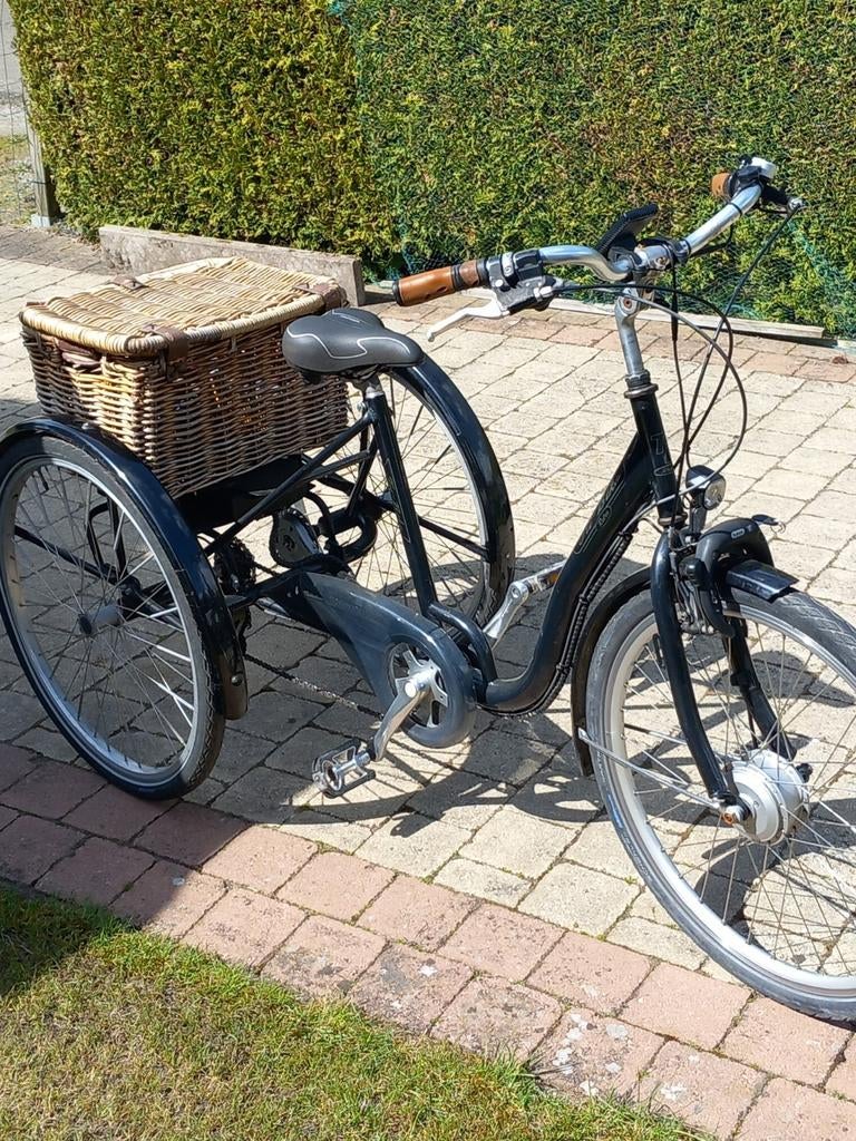 Elektrische driewieler tribike, Ophalen