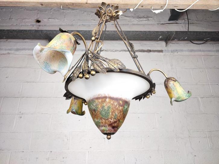 Glaspasta luster Tief, Antiek en Kunst, Antiek | Verlichting, Ophalen