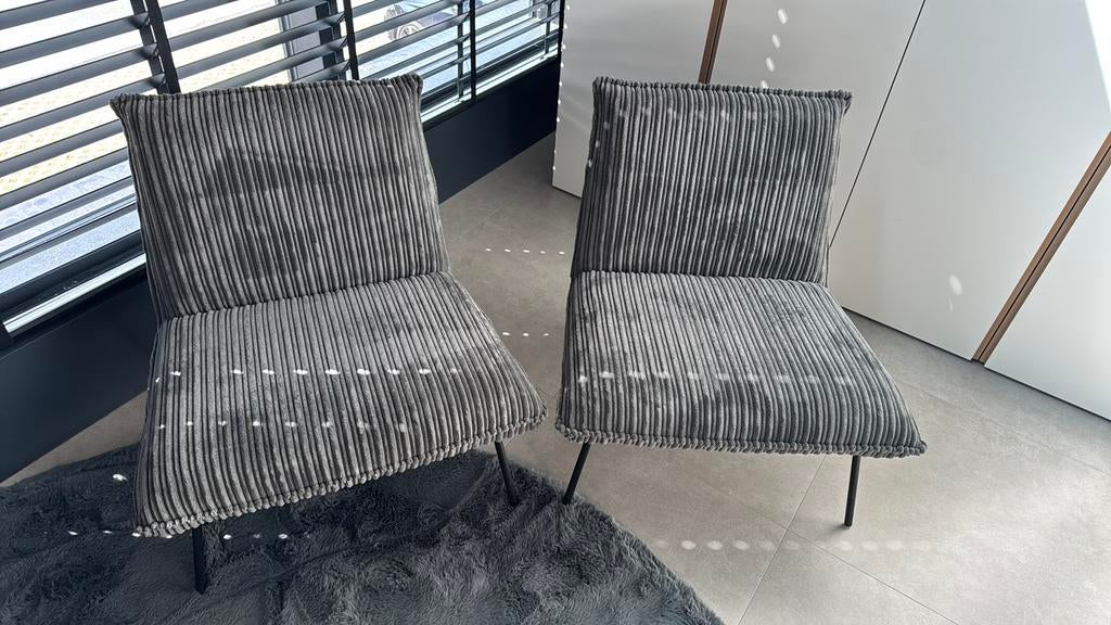 2 zeteltjes maison du monde, Huis en Inrichting, Zetels | Zetels en Chaises Longues, Zo goed als nieuw, Ophalen