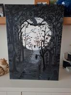 Prachtig zwart/wit schilderij, Ophalen