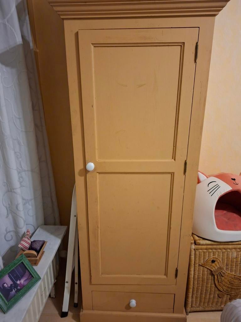 Kledingkast van natuurlijk massief hout, Ophalen