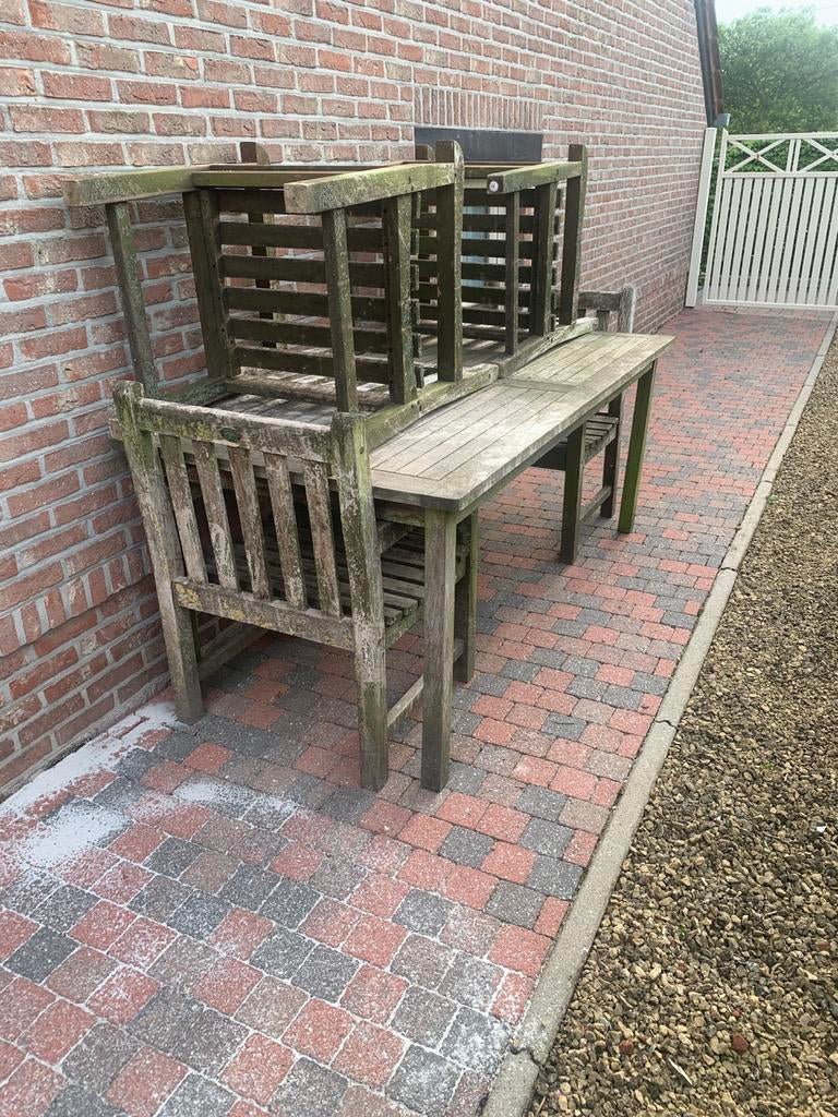 Tuinset, Jardin & Terrasse, Ensembles de jardin, Chaise, Salons de jardin, Utilisé, Enlèvement