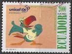 Equateur 1996 - Yvert 1372 - 50 ans de l'UNICEF (ST), Envoi, Affranchi