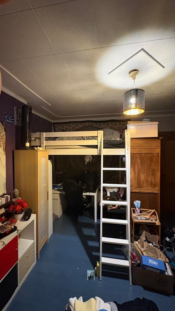 Lit mezzanine, Maison & Meubles, 140 cm, Enlèvement, Utilisé, 200 cm