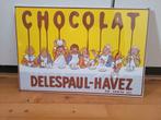 Plaque Émaillée Chocolat Delespaul-Havez