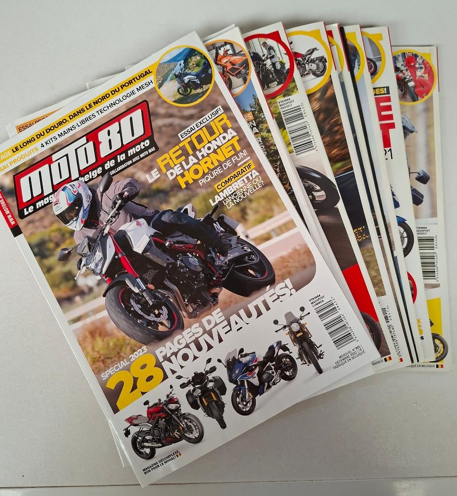 revues MOTO 80, Livres, Motos, Comme neuf, Marque ou Modèle, Enlèvement