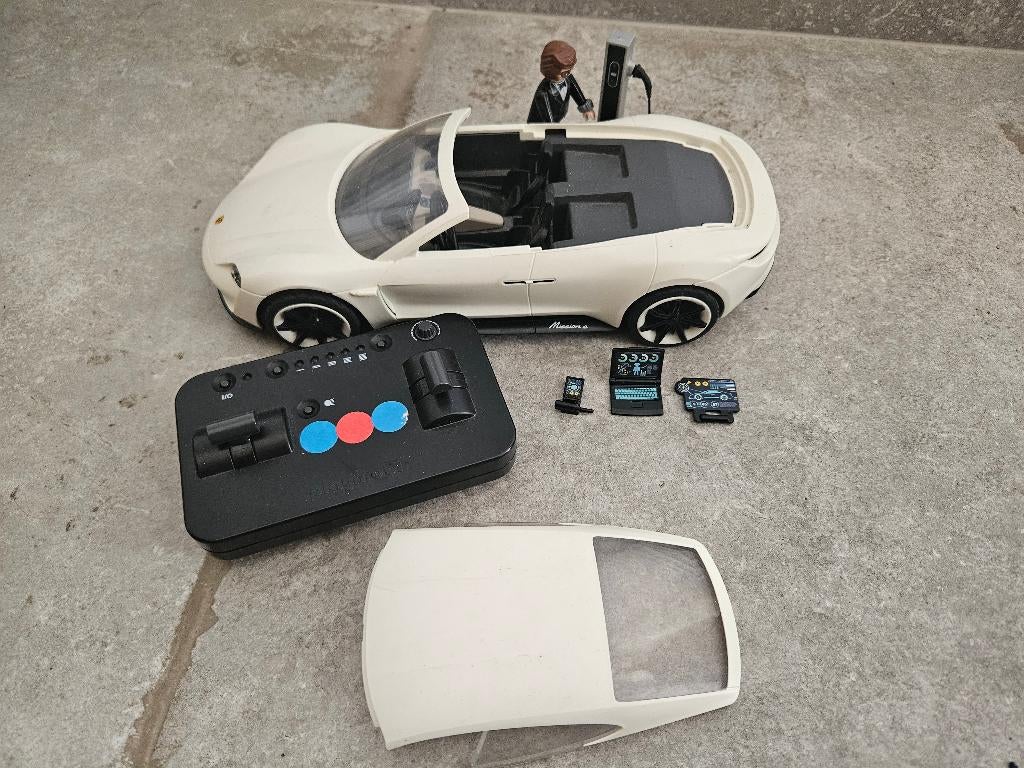 Playmobil The Movie Rex Dasher’s Porsche Mission 70078, Kinderen en Baby's, Ophalen of Verzenden, Gebruikt, Complete set