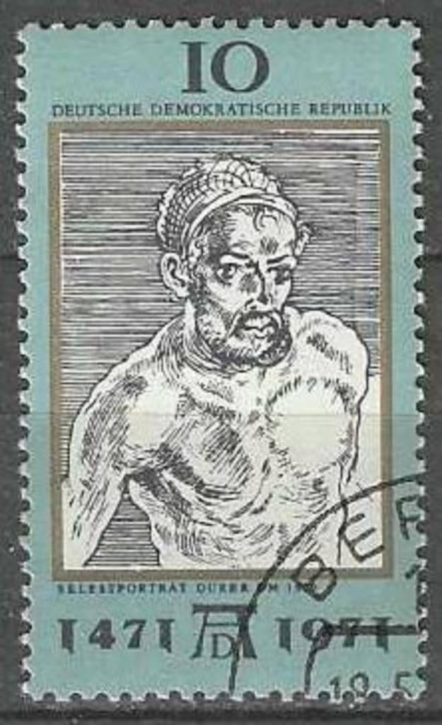 Duitsland DDR 1971 - Yvert 1362 - Albrecht Durer (ST), Verzenden, DDR, Gestempeld