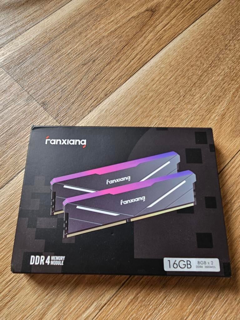 16GB DDR4 3600MHZ FANXIANG RGB !   NOUVEAU !!, Informatique & Logiciels, Mémoire RAM, Enlèvement, DDR4