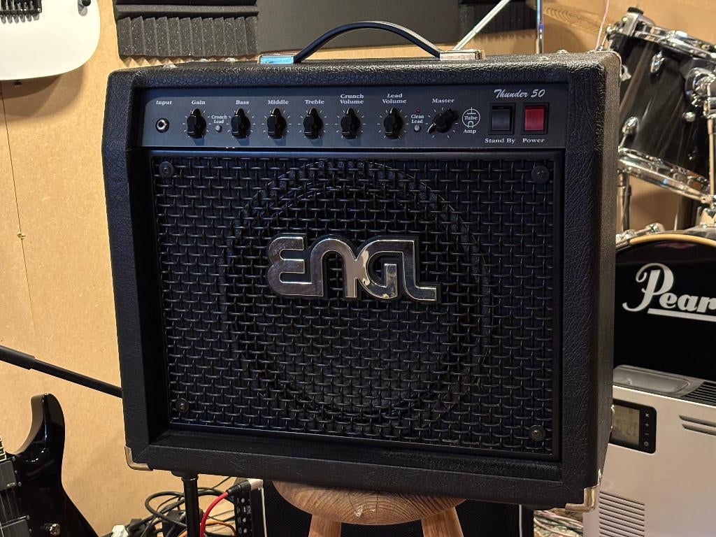 ENGL Thunder 50W tube combo + footswitch, Muziek en Instrumenten, Ophalen of Verzenden, Gebruikt, Gitaar, 50 tot 100 watt