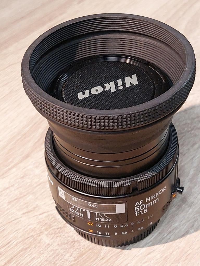 Nikon AF Nikkor 50mm 1.8, TV, Hi-fi & Vidéo, Enlèvement, Comme neuf, Lentille standard