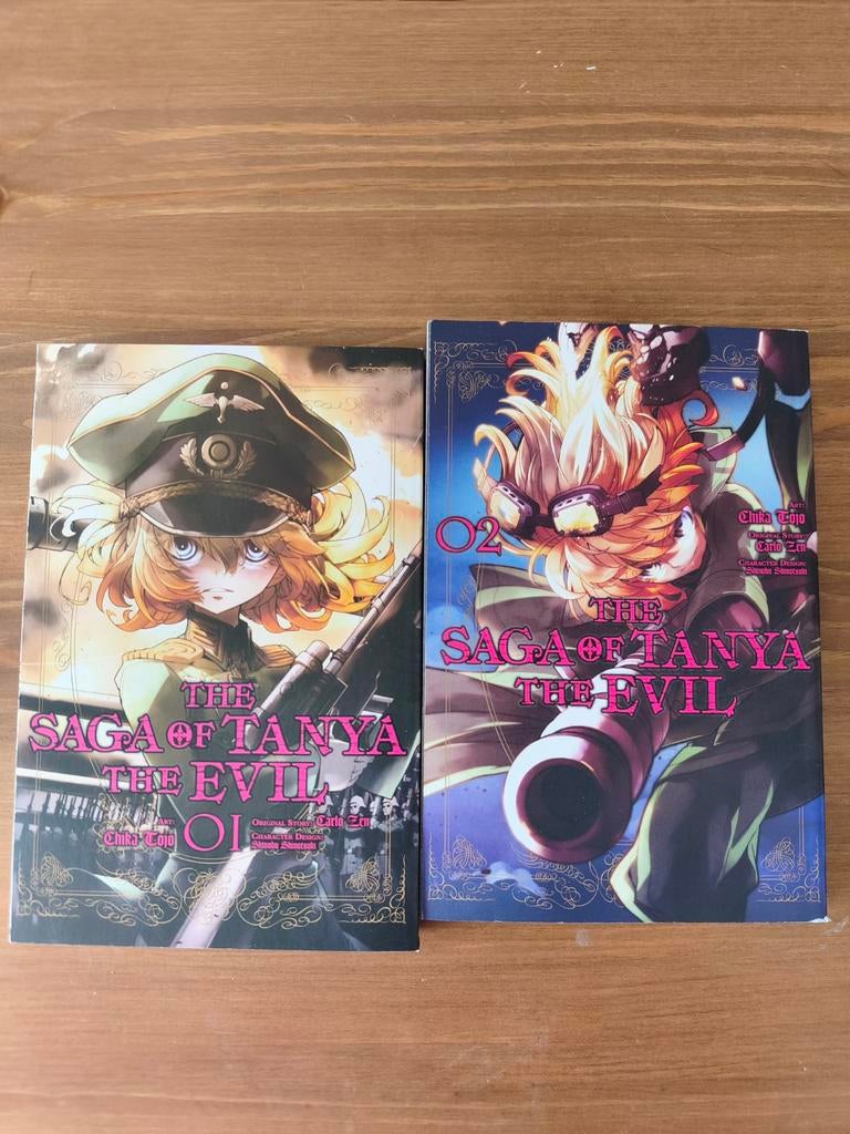 Saga of Tanya the Evil manga - volume 1&2, Boeken, Ophalen of Verzenden