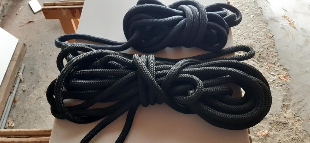 Amarre trèssée noire 15 m , diamêtre 18mm.  NEUVE, Enlèvement ou Envoi