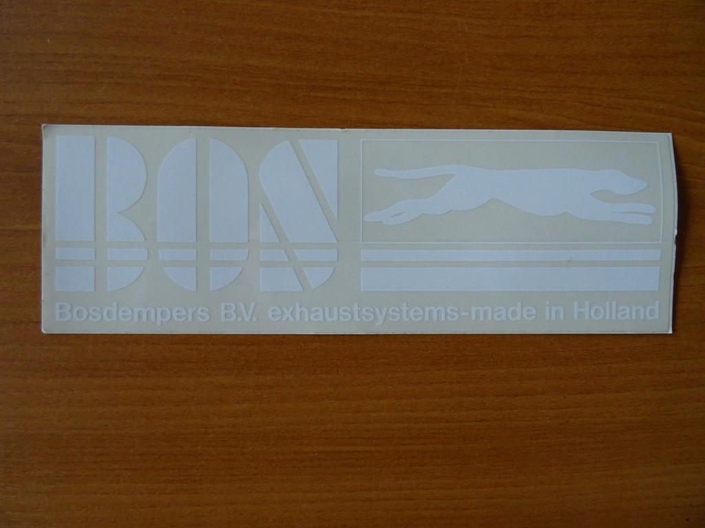 Bos Exhausts Uitlaat / Demper Sticker # Bos Sticker #, Motos, Accessoires | Autocollants, Enlèvement ou Envoi