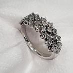 Diamond ring 18 karaat witgoud, Handtassen en Accessoires, Ringen, Ophalen, Wit, Zo goed als nieuw, Met edelsteen