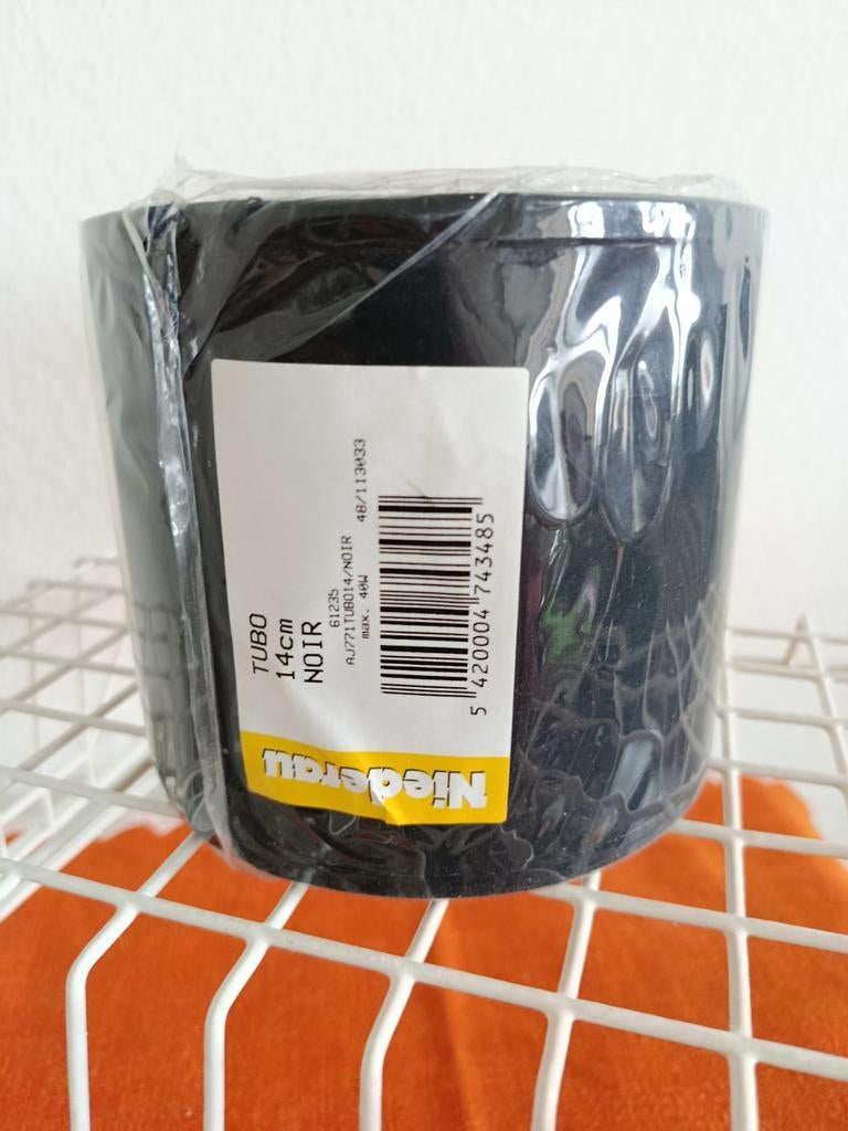 PETIT ABAT-JOUR NOIR ∅14cm H.12.5, Noir