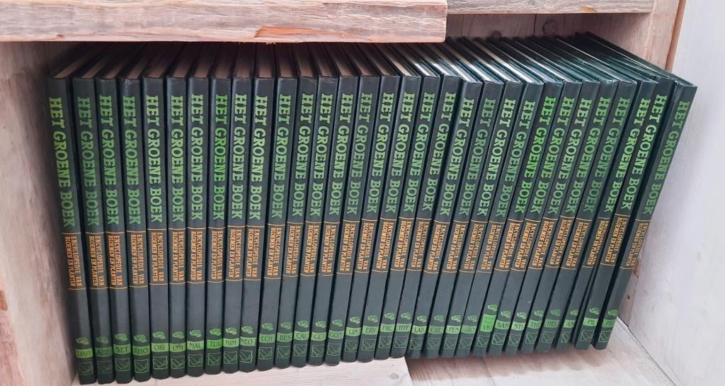 Le livre vert - encyclopédies, Enlèvement, Utilisé, Fleurs et Plantes