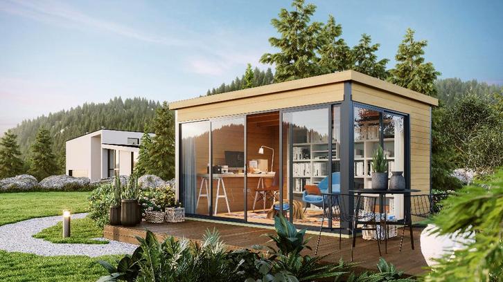 NOUVELLE cabane en rondins de 44 mm : ensemble Domeo 4, Hobby & Loisirs créatifs, Hobby & Loisirs Autre, Neuf, Envoi