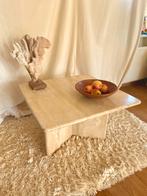 Travertin salontafel design jaren 70, Enlèvement, Comme neuf