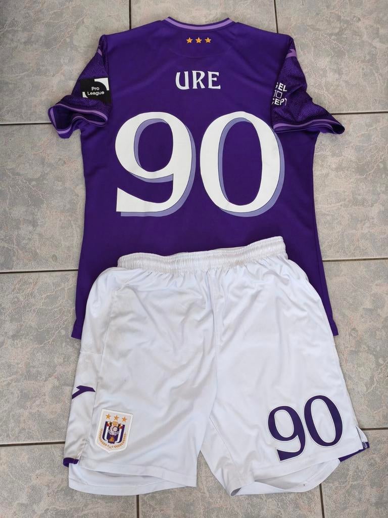 Ensemble large matchworn RSC Anderlecht shirt, Sport en Fitness, Voetbal, Ophalen of Verzenden