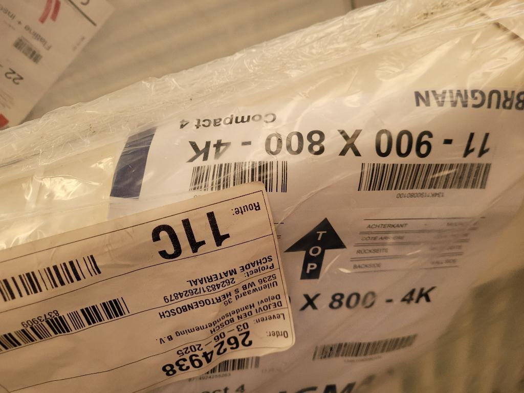 radiateur 900x800-type 11 BRUGMAN NEUF, Ophalen, Nieuw