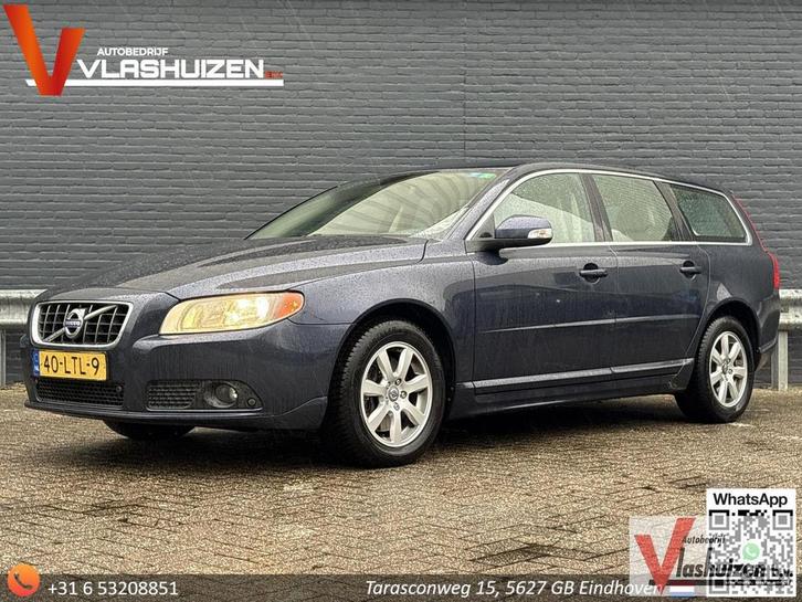 Volvo V70 2.0 D3 Kinetic Automaat | Leder | Climate | Cruise, Auto's, Volvo, Bedrijf, V70, ABS, Airbags, Alarm, Boordcomputer