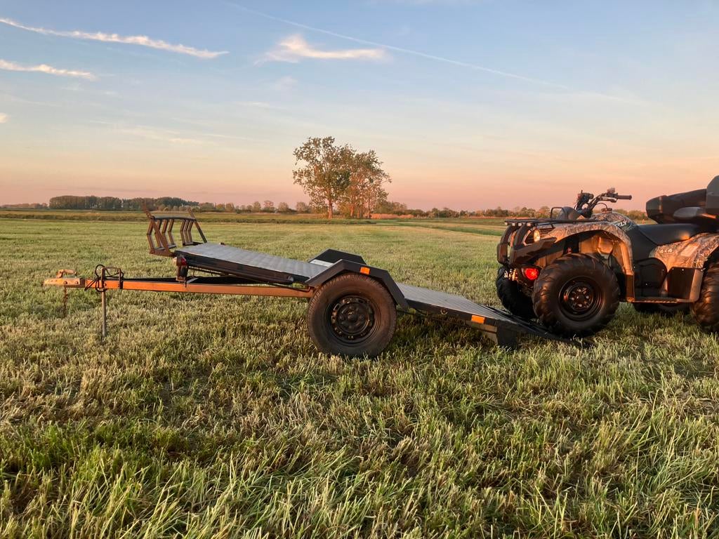 Tekoop quad/moto kantel aanhangwagen, Ophalen, Gebruikt